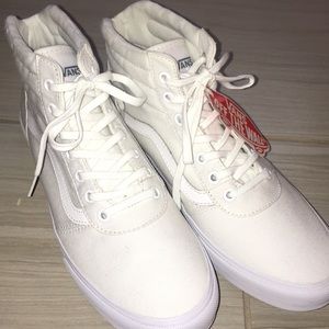 White high top vans